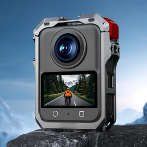 Metal Cage with Cold Shoe for DJI For Osmo 360 Includes Multiple Screw Mounts - Picture 1 of 11