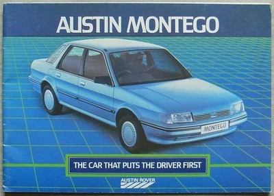 AUSTIN Montego Car Sales Brochure c1985 Ref 3623 2.0HLS Vanden Plas MG EFi ++ - Image 1 of 4