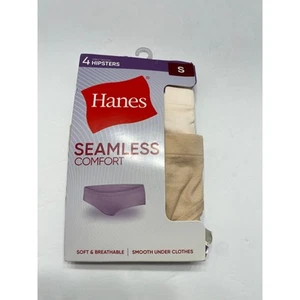 Hanes Girls Seamless Comfort Hipster Tagless Underwear Panties Size Small - Picture 1 of 4