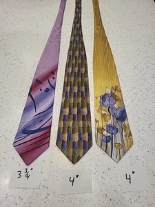 3 Jerry Garcia Men's 100% Silk Ties "Collection Forty" Limited Edition 2005 58" - Picture 1 of 11