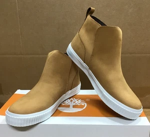 Timberland Skyla Bay Pull On Boot Brown Wheat Nubuck Womens S4 - Picture 1 of 8