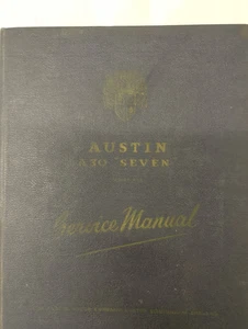 Vintage Original Austin A30 “SEVEN” Series AS3 Service Manual - Picture 1 of 3