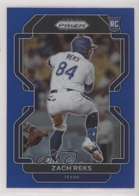2022 Panini Prizm Tier II Blue Prizm Zach Reks #116 - Image 1 of 2