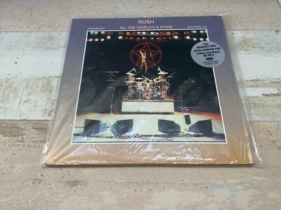 RUSH – All The World's a Stage 180g Vinyl Double LP - New Sealed 2015  GEDDY LEE - Image 1 of 4