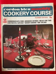 Cordon Bleu Cookery Course Magazine 1977 Number 16 791E - Imagen 1 de 2
