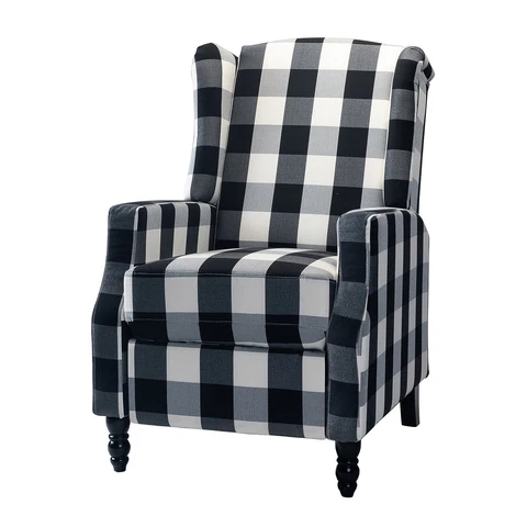 Karat Home Celia Manual Recliner - Baffalo Black  MSRP $489.00 Cover