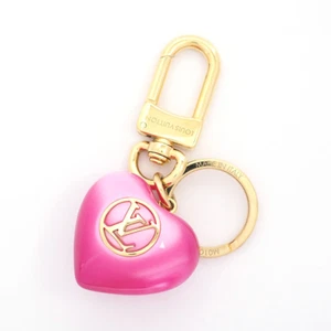 LOUIS VUITTON Porto Cle LV Beloved Bag Charm Gold Pink - Picture 1 of 6