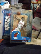 DWAYNE WADE #3 MIAMI HEAT GUARD FIGURE SERIES 12 MCFARLANE 2007 WHITE JERSEY