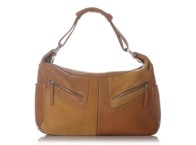 TOD'S Tan Suede and Leather Miky Bag ~ A classic style! - Image 1 of 4
