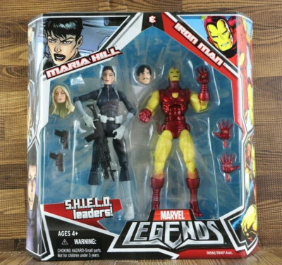 Figuras de acción 2008 Marvel Legends Shield Leaders Maria Hill Iron Man Foto 1 de 4