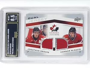 Upper Deck Dual Jersey • Silver • McDavid / Drouin • Canada Juniors - Picture 1 of 2