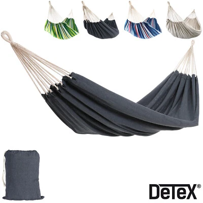 DETEX Hängematte Campinghängematte Gartenhängematte XXL 2 Personen Reisehängematte