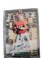 2002 Press Pass Autographs Josh McCown On-Card Auto New York Jets Rookie RC