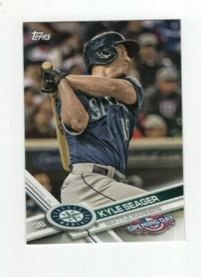 2017 TOPPS OPENING DAY BASEBALL - KYLE SEAGER SEATTLE MARINERS #95 - Image 1 of 3