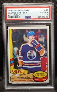 Wayne Gretzky 1980-81 O-Pee-Chee OPC #87 All Star PSA 4 VG-EX Edmonton Oilers