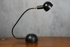 Lampe de table en métal laqué noir - Design italien - Stilnovo Stilux Arredoluce