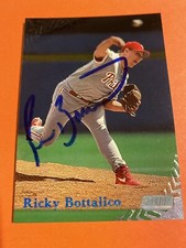1998 Topps Stadium Club Ricky Bottalico #219 Philadelphia Phillies Signed Auto