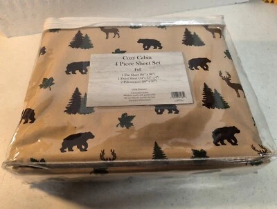 Beatrice Home Fashions Acogedor Cabina Juego de Sábanas Completo de Microfibra de 4 Piezas con... Foto 1 de 2