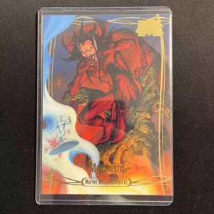 ποΈ2023 SKYBOX MARVEL MASTERPIECES XL 5'X7' GOLD FOIL /999 MEPHISTO - Picture 1 of 1