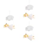 3 Count Christmas Tree Skirt Decoration Hanging Cloud Dining Table