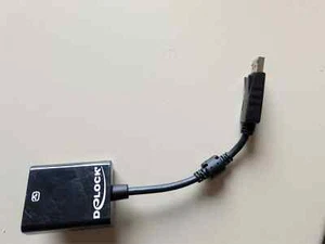 DELOCK adapter DP/ Displayport zu DVI / 61847 / gebraucht / - Afbeelding 1 van 4