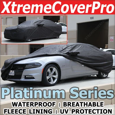 Dodge Charger 2006 2007 2008 2009 2010 cubierta impermeable para coche con bolsillo espejo gris Foto 1 de 4