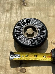 LOT OF 10 1-1/2” B-box Lid Cap Curb Buffalo WATER Brass Pentagon 1-1/2 Threads - Picture 1 of 10