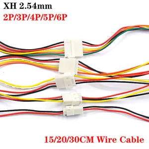 JST XH2.54 XH 2.54mm 15/20/30CM Wire Cable 2P/3P/4P/5P/6P Connector & Socket - Picture 1 of 18
