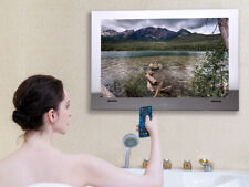 19" 2022 Waterproof Bathroom LED Mirror FULL SMART ANDROID TV WIFI ETHERNET SALE