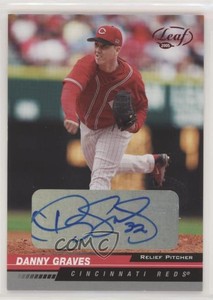 2005 Leaf Red Auto /100 Danny Graves #56 Auto