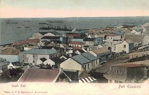 Port Elizabeth,So.Africa,Bird's Eye View of South End,c.1909 - Picture 1 of 2