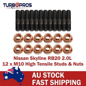 High Tensile Exhaust Manifold Stud Kit For Nissan Skyline RB20 2.0L - Imagen 1 de 6