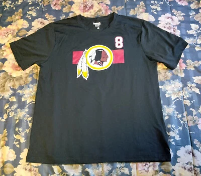 Camiseta Washington Redskins Kirk Cousins Grande (L) Negra TX3 Genial Manga Corta Foto 1 de 4