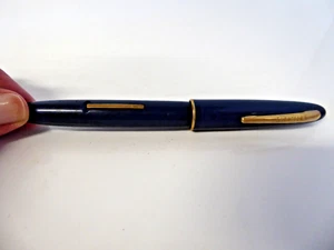 Vintage Blue Sheaffer Fountain Pen 14k Nib - Picture 1 of 11