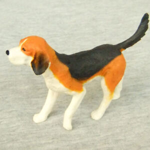 Beagle Dog Puppy Lifelike Miniature Figurine Fairy Garden Dollhouse Decor Toy