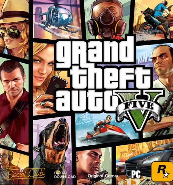 Grand Theft Auto Gta V Midia Fisica Pc Sem Key De Instalação