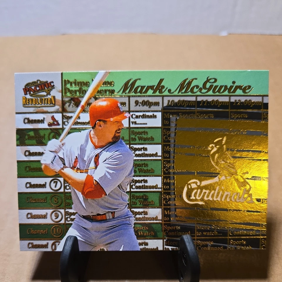 Mark McGwire 1998 Pacific Revolution Prime Time Performers Die cut Oakland A's  - Imagem 1 de 4