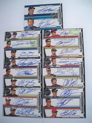 2007 Press Pass Eclipse Teammates Autographs ON SALE - Image 1 of 4