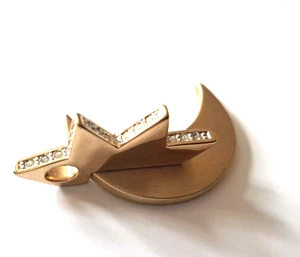 Pierre Lang Modeschmuck, Anhänger Goldfarbe, Modern Classic Elegant Neuwertig - Bild 1 von 6