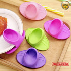 2pcs Silicone Heat-Resistant Finger Covers – Thick Oven Grip & Pot Holders - NEW