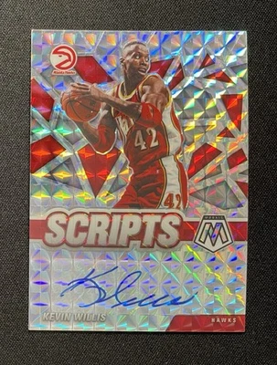 Autógrafo Panini Mosaic Scripts Kevin Willis Hawks 2020-21 automático Atlanta Hawks Foto 1 de 2