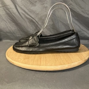 Coach Fredrica Loafer Womens 9B/39 Black Leather Driving Moccasins Comfort Flats - Picture 1 of 10