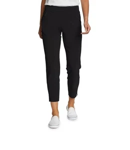 Nuevo con etiquetas Pantalones al tobillo ajustados Eddie Bauer Escapelite para mujer talla M negros $60 - Imagen 1 de 10