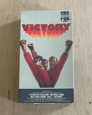 VICTORY (1981) Sealed VHS CBS Fox World War II Prisoner of War Sports Soccer - Image 1 of 4