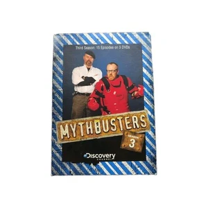 Mythbusters Season Three DVD 2008 Complete 3-Disc Box Set Discovery Channel OOP - Picture 1 of 9