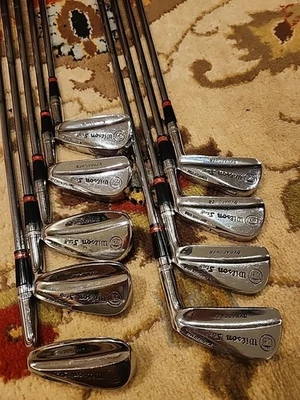 Wilson Staff Dynapower Fluid Feel Turfrider Iron Set 2-pw re chromed by iron fac - Image 1 of 4