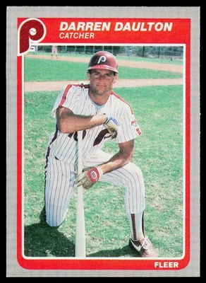1985 Fleer Update Darren Daulton #U-33 Philadelphia Phillies - Image 1 of 2