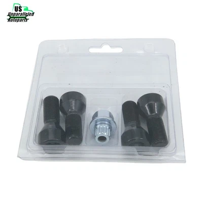 1 juego de pernos de ranura interna para bloqueo de rueda BMW M14x1.25 36136776076 Foto 1 de 4