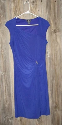 Vestido de cóctel American Living para mujer talla 12 azul con deslumbramiento nuevo con etiquetas Foto 1 de 4