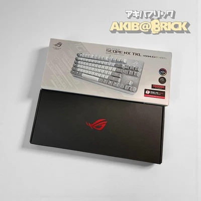 ASUS ROG Strix Scope NX TKL Moonlight White RGB Mechanical Gaming Keyboard JAPAN - Image 1 of 4